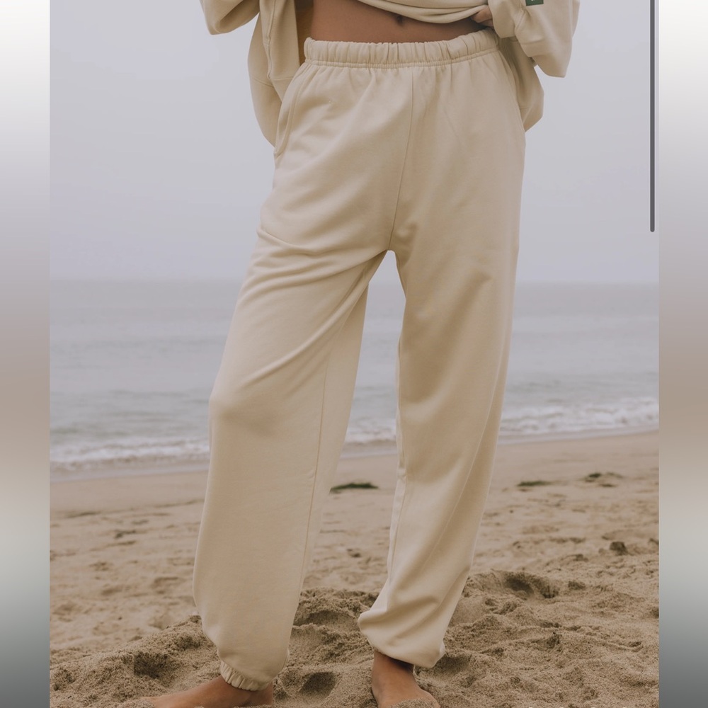 Daily Drills Cream Sweatpants